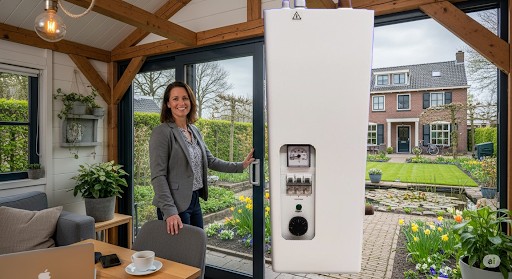 Van tuinhuis naar droomkantoor: Hoe Patricia de winter de baas is!